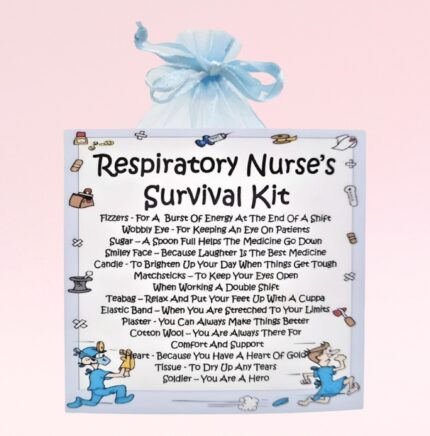 Novelty Gift for a Respiratory Nurse ~ Respiratory Nurse Survival Kit