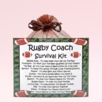 Rugby Coach Survival Kit ~ Fun Novelty Gift for a Rugby Coach