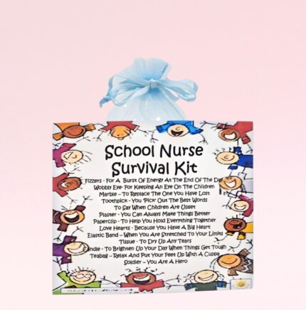 School Nurse Survival Kit ~ Fun Novelty Gift for a School Nurse