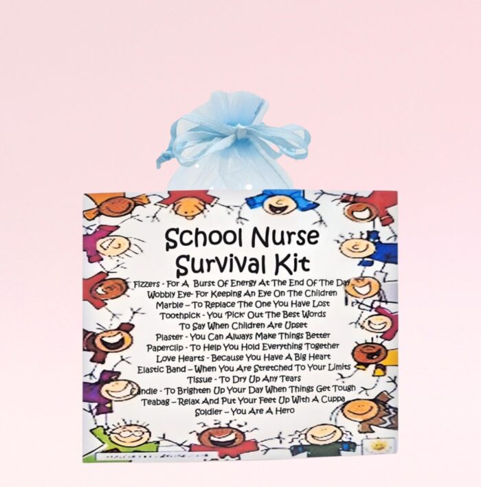 Fun Novelty Gift for a School Nurse ~ School Nurse Survival Kit