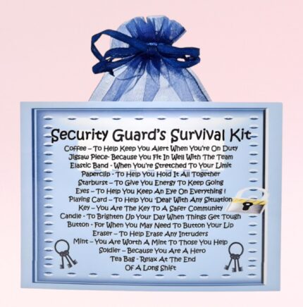 Novelty Gift for a Security Guard ~ Security Guard's Survival Kit
