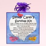 Senior Carer's Survival Kit ~ Fun Novelty Gift for a Senior Carer