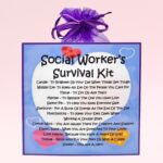 Social Worker's Survival Kit ~ Fun Novelty Gift for a Social Worker