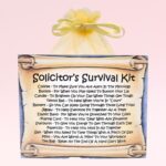Solicitor's Survival Kit ~ Fun Novelty Gift for a Solicitor