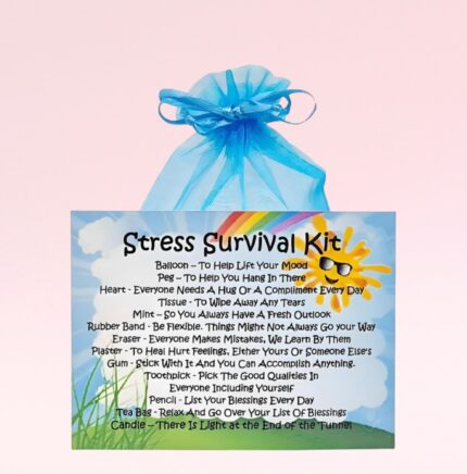 Fun Novelty Cheer Up Gift ~ Stress Survival Kit