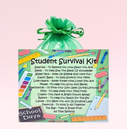 Fun Novelty Gift for a Student ~ Student Survival Kit