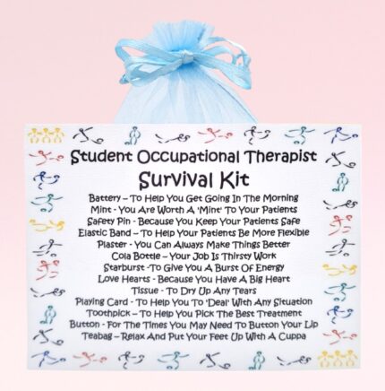 Fun Gift for a Student Occupational Therapist ~ Student Occupational Therapist Survival Kit