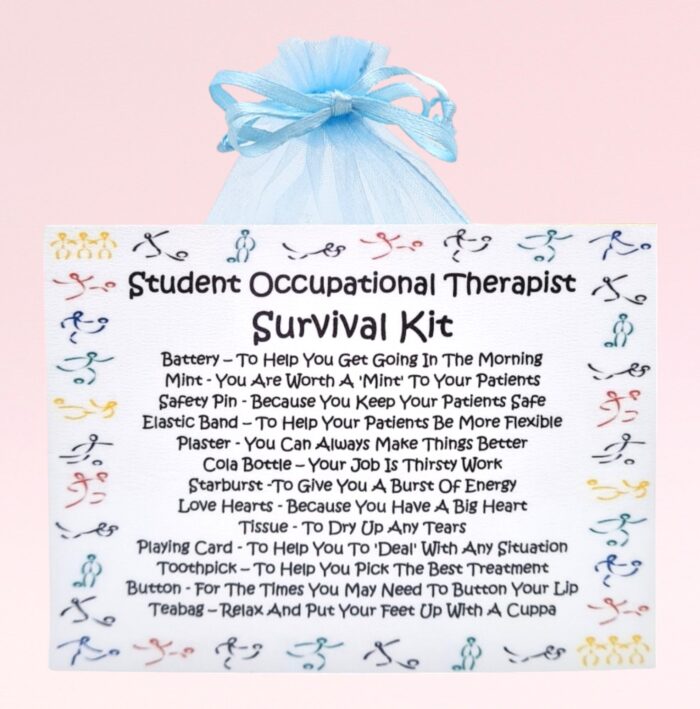 Fun Gift for a Student Occupational Therapist ~ Student Occupational Therapist Survival Kit