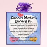 Support Worker's Survival Kit ~ Fun Novelty Gift for a Support Worker