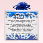 Swimming Coach Survival Kit ~ Fun Novelty Gift for a Swimming Coach