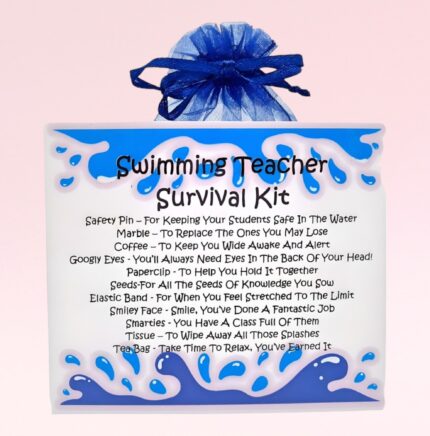 Fun Gift for a Swimming Teacher ~ Swimming Teacher Survival Kit