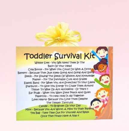 Fun Gift for a Parent or Teacher ~ Toddler Survival Kit