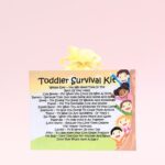 Toddler Survival Kit ~ Fun Gift for a Parent or Teacher