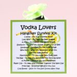 Vodka Lovers Hangover Survival Kit ~ Fun Novelty Gift for a Vodka Lover