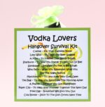 Fun Novelty Gift for a Vodka Lover ~ Vodka Lovers Hangover Survival Kit