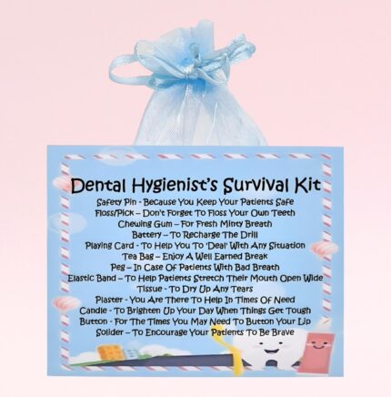 Fun Novelty Gift for a Dental Hygienist ~ Dental Hygienist's Survival Kit