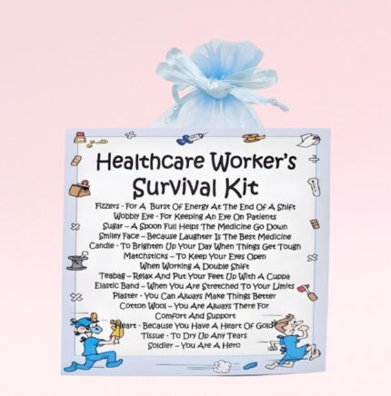 Novelty Gift for a Healthcare Worker ~ Healthcare Worker's Survival Kit
