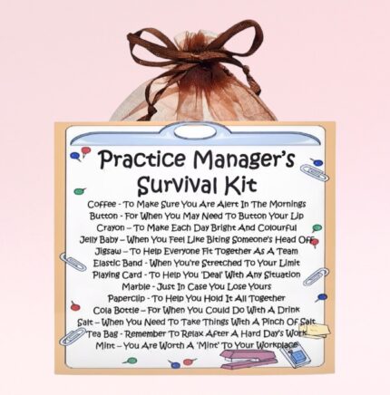 Fun Gift for a Practice Manager ~ Practice Manager's Survival Kit