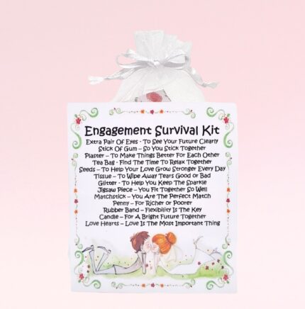 Fun Novelty Engagement Gift ~ Engagement Survival Kit