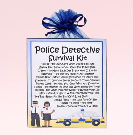 Fun Novelty Gift for a Police Detective ~ Police Detective Survival Kit