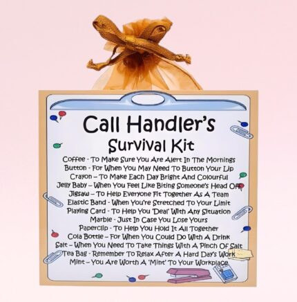 Fun Gift for a Call Handler ~ Call Handler's Survival Kit
