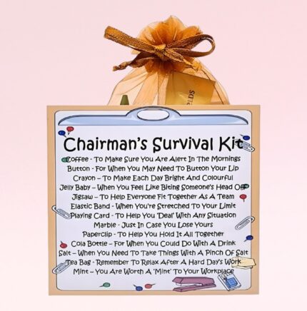 Fun Gift for a Chairman ~ Chairman's Survival Kit