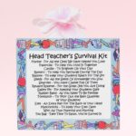 Head Teacher's Survival Kit (Pink) ~ Fun Gift for a Head Teacher
