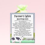 Farmer's Wife Survival Kit ~ Fun Novelty Gift for a Farmer's Wife