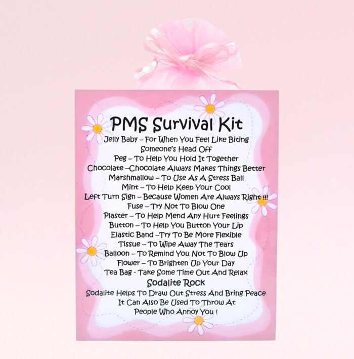 Fun Novelty Gift ~ PMS / PMT Survival Kit
