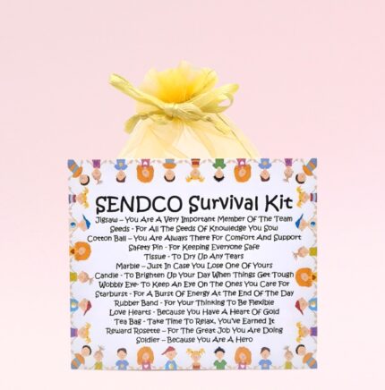 Fun Novelty Gift for a SENDCO ~ SENDCO Survival Kit
