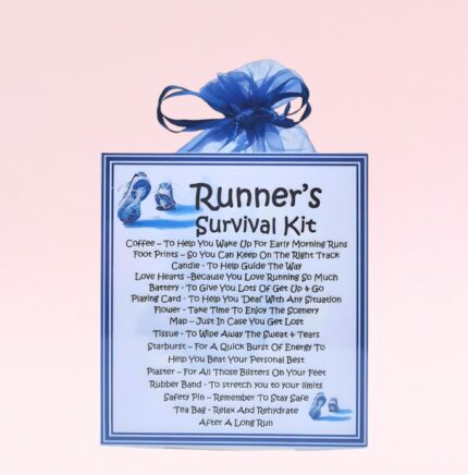 Fun Novelty Gift for a Runner ~ Runner's Survival Kit