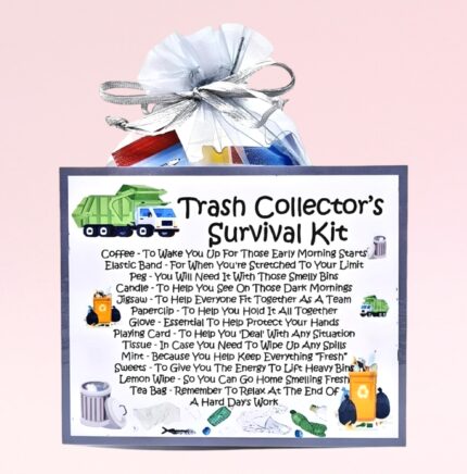 Fun Novelty Gift for a Trash Collector ~ Trash Collector’s Survival Kit