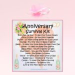 Anniversary Survival Kit ~ Anniversary Keepsake Gift