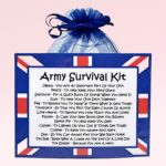 Army Survival Kit BLUE ~ Fun Novelty Army Gift