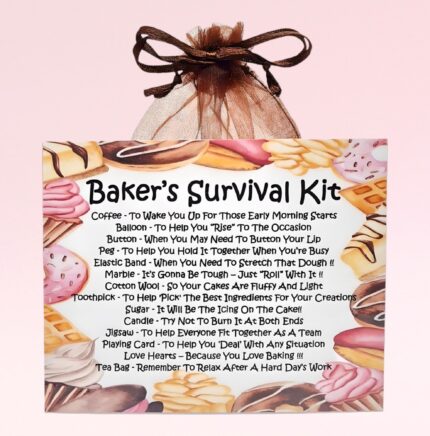 Fun Novelty Gift for a Baker ~ Baker's Survival Kit
