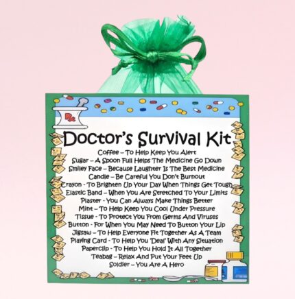 Fun Novelty Gift for a Doctor ~ Doctor's Survival Kit