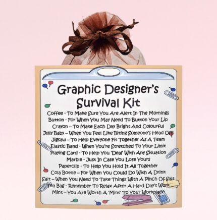 Fun Gift for a Graphic Designer ~ Graphic Designer's Survival Kit