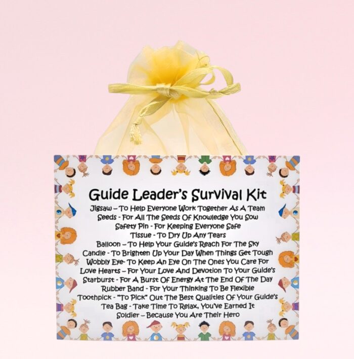 Fun Novelty Gift for a Guide Leader ~ Guide Leader's Survival Kit