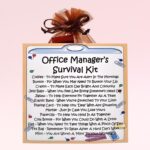 Office Manager's Survival Kit ~ Fun Gift for an Office Manager