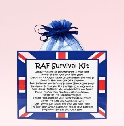 Fun Novelty RAF Gift ~ RAF Survival Kit