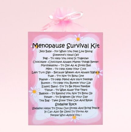 Fun Novelty Gift ~ Menopause Survival Kit