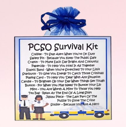 Fun Novelty Gift for a PCSO ~ PCSO Survival Kit