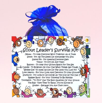 Fun Novelty Gift for a Scout Leader ~ Scout Leader's Survival Kit