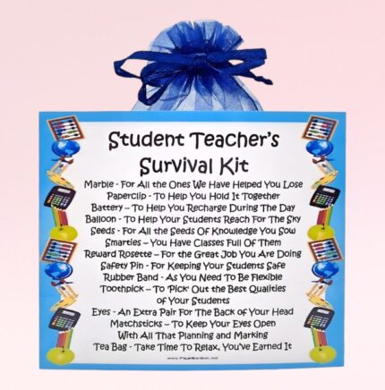 Fun Novelty Gift for a Student Teacher ~ Student Teacher's Survival Kit