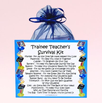 Fun Gift for a Trainee Teacher ~ Trainee Teacher's Survival Kit