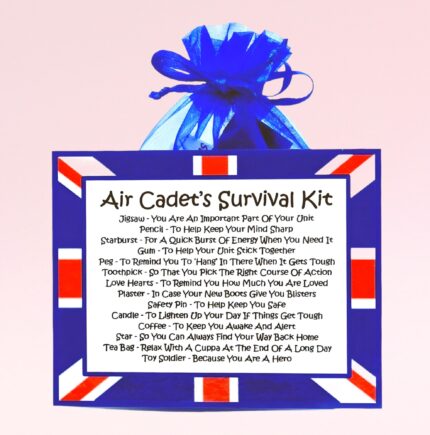 Fun Novelty Gift for an Air Cadet ~ Air Cadet's Survival Kit