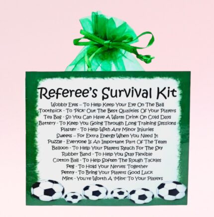 Fun Novelty Gift for a Referee ~ Referee's Survival Kit