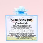 New Baby Boy Survival Kit ~ Fun Novelty Gift for a New Baby Boy