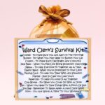Ward Clerk's Survival Kit ~ Fun Novelty Gift for a Ward Clerk
