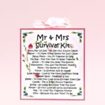 Mr & Mrs Survival Kit (Pink) ~ Fun Novelty Wedding Gift